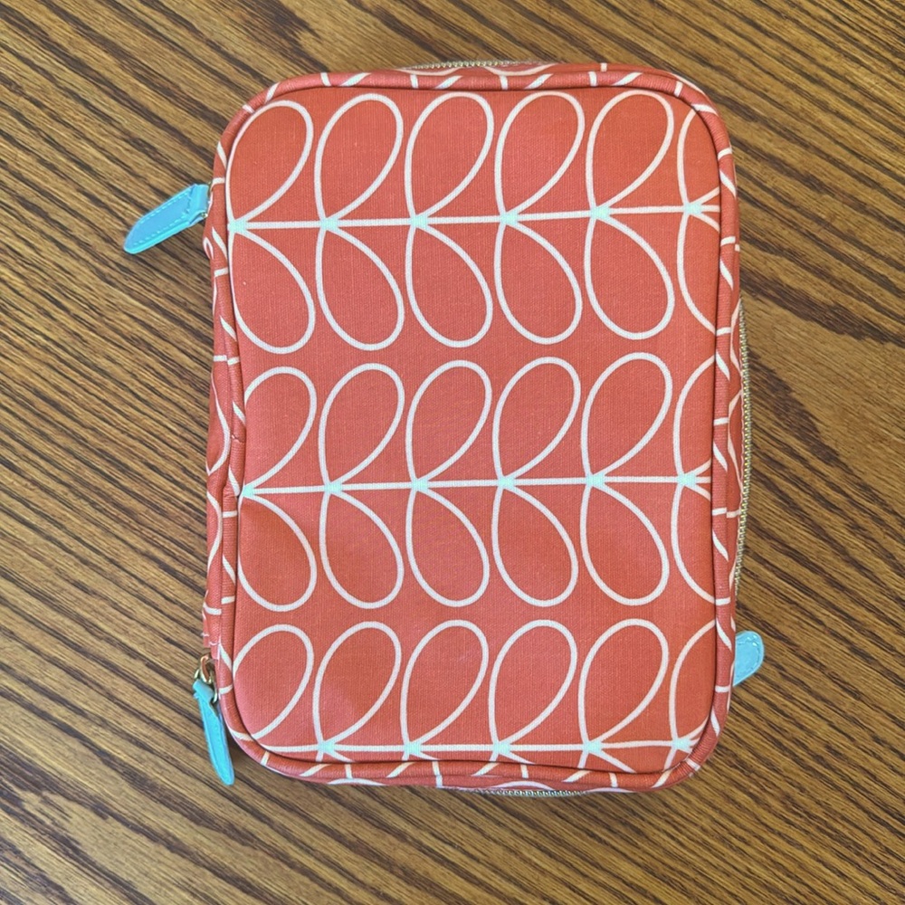 Orla Kiely orange stems cosmetic bag